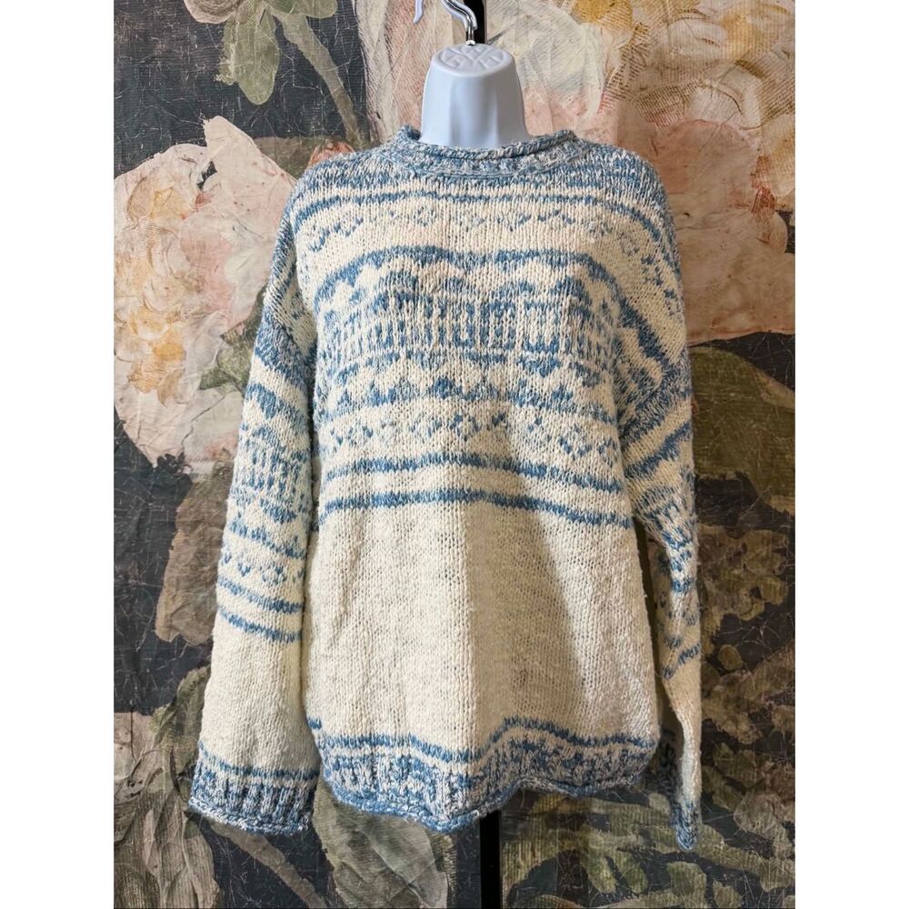 New Free People Dani Pattern Sweater Size XS - Picture 6 of 11
